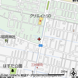 千葉県松戸市新松戸南3丁目355周辺の地図