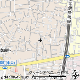 埼玉県草加市谷塚町1346-14周辺の地図