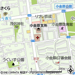 日本郵便松戸北郵便局周辺の地図