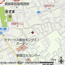 埼玉県草加市遊馬町1085-3周辺の地図