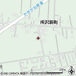 埼玉県所沢市所沢新町2461周辺の地図