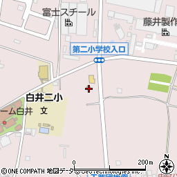 千葉県白井市中185周辺の地図