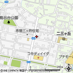千葉県松戸市三ケ月1396周辺の地図
