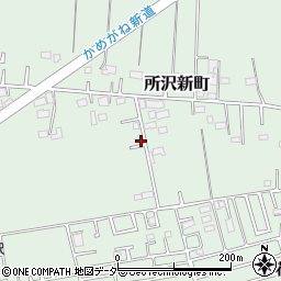埼玉県所沢市所沢新町2461-7周辺の地図