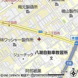 埼玉県八潮市二丁目395-8周辺の地図