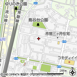 千葉県松戸市三ケ月1291周辺の地図