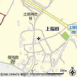 千葉県成田市上福田周辺の地図