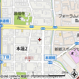 埼玉県川口市本蓮2丁目20-8周辺の地図