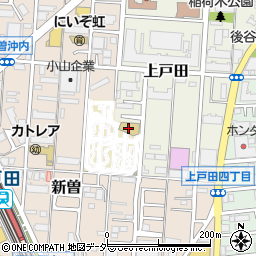 埼玉とだ自動車学校周辺の地図