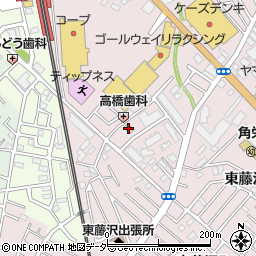 ファミリーマート入間東藤沢店周辺の地図