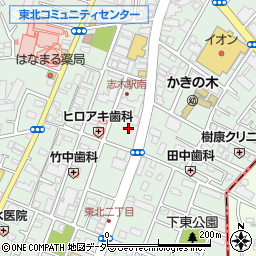 ＳＡＮパーク志木６駐車場周辺の地図