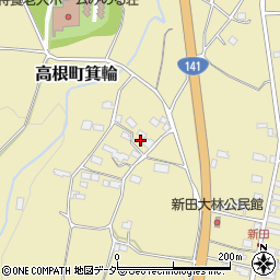 山梨県北杜市高根町箕輪2638周辺の地図