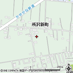 埼玉県所沢市所沢新町2576-7周辺の地図