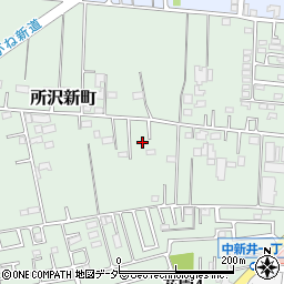 埼玉県所沢市所沢新町2566-6周辺の地図