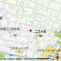 千葉県松戸市三ケ月1373周辺の地図