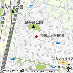 千葉県松戸市三ケ月1286周辺の地図