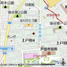 ラルゴ上戸田周辺の地図