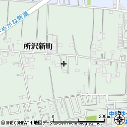 埼玉県所沢市所沢新町2567周辺の地図