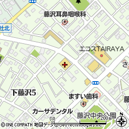 ドラッグストアセキ武蔵藤沢店周辺の地図