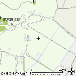 千葉県印西市物木周辺の地図