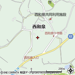 千葉県成田市西和泉周辺の地図