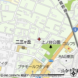 千葉県松戸市二ツ木1684周辺の地図
