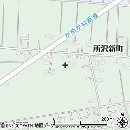 埼玉県所沢市所沢新町2454周辺の地図