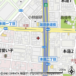 埼玉県川口市本蓮2丁目8周辺の地図