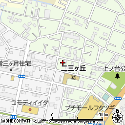 千葉県松戸市二ツ木1651-2周辺の地図