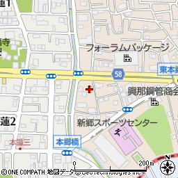 セブンイレブン川口新郷店周辺の地図