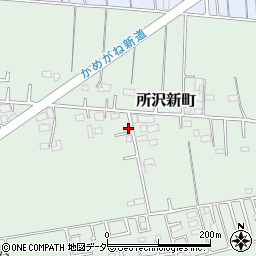 埼玉県所沢市所沢新町2462-16周辺の地図