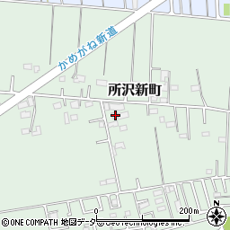 埼玉県所沢市所沢新町2576周辺の地図