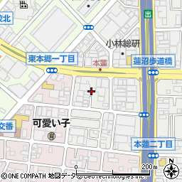埼玉県川口市本蓮2丁目5周辺の地図