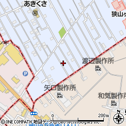 埼玉県狭山市水野1248周辺の地図