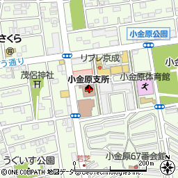松戸市小金原支所周辺の地図