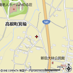 山梨県北杜市高根町箕輪2641周辺の地図