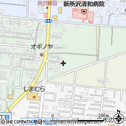 埼玉県所沢市所沢新町2543-12周辺の地図
