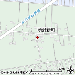 埼玉県所沢市所沢新町2576-6周辺の地図