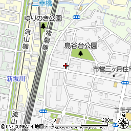 千葉県松戸市三ケ月1261周辺の地図