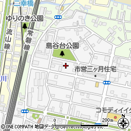 千葉県松戸市三ケ月1281周辺の地図