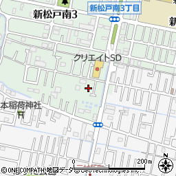 千葉県松戸市新松戸南3丁目260周辺の地図