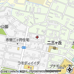 千葉県松戸市三ケ月1368周辺の地図