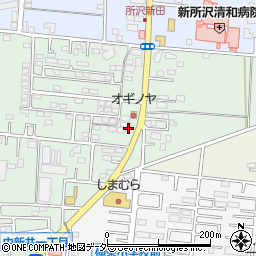 埼玉県所沢市所沢新町2527周辺の地図