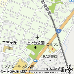 千葉県松戸市二ツ木1717-3周辺の地図