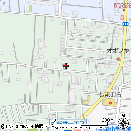 埼玉県所沢市所沢新町2516周辺の地図