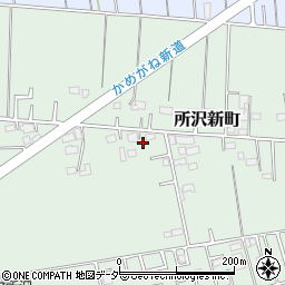 埼玉県所沢市所沢新町2463周辺の地図