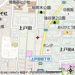 埼玉県戸田市上戸田101-26周辺の地図