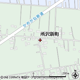 埼玉県所沢市所沢新町2576-3周辺の地図