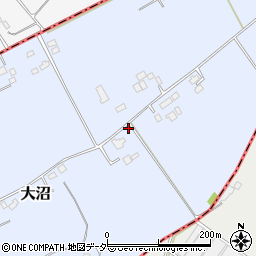 千葉県成田市大沼626周辺の地図