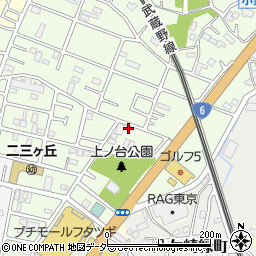 千葉県松戸市二ツ木1717-4周辺の地図